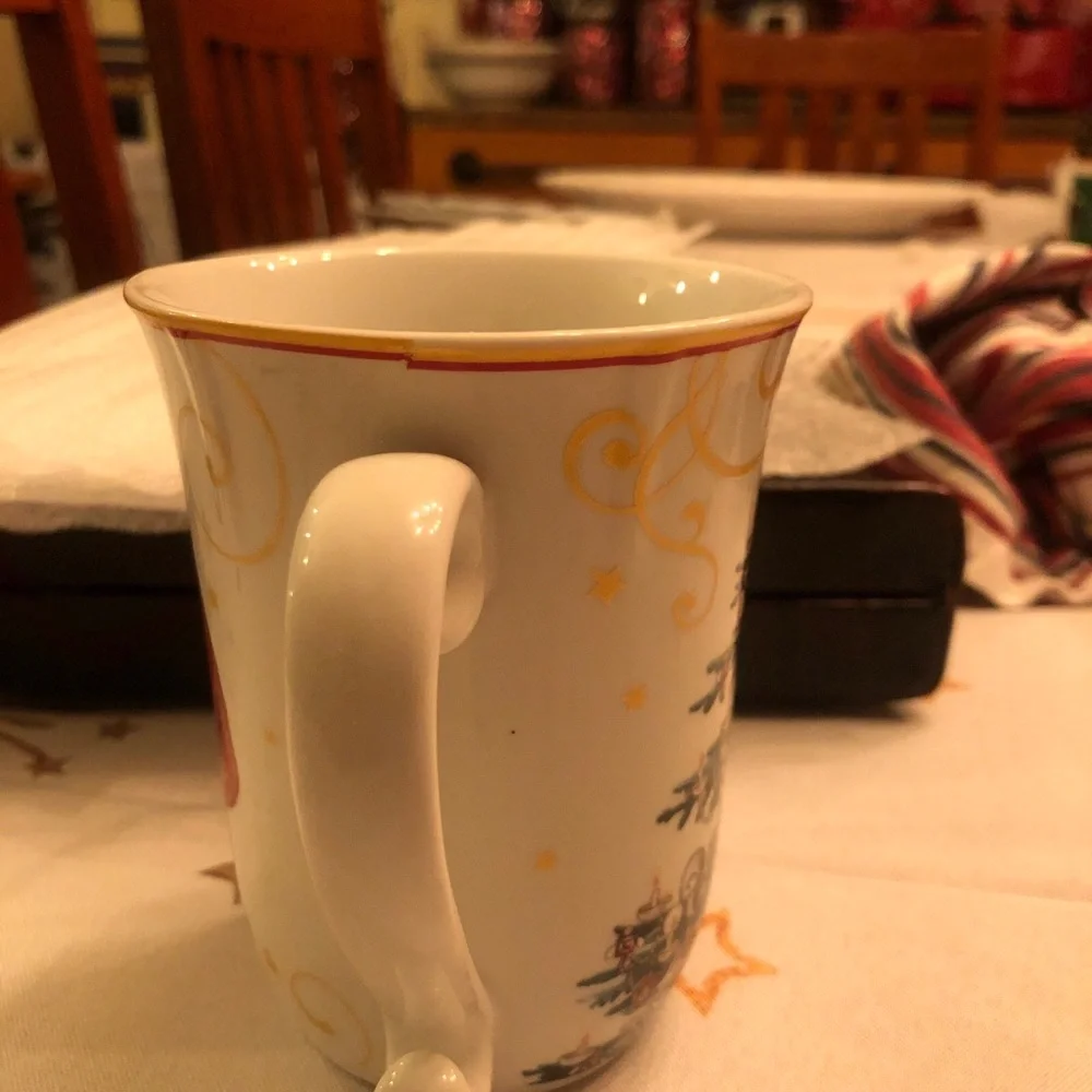 HTF Williams Sonoma Twas the Night Before Christmas SANTA/TREE Mug